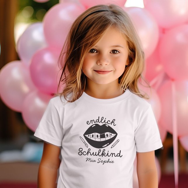 Endlich Schulkind Schultuete 1 Klasse Einschulung  T-Shirt (Creator Uploaded)