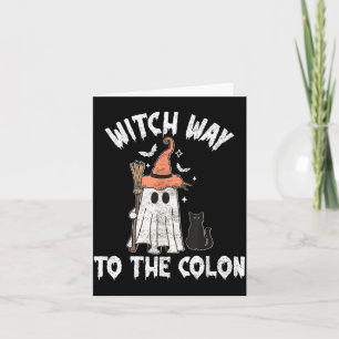 Endo Nurse Halloween Gastrointestinal Nurse Spooky Card