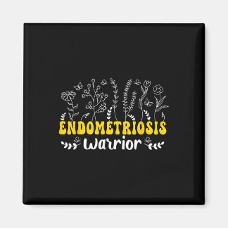 Endo Warrior Shirt Endometriosis Fighter Endo Awar Magnet