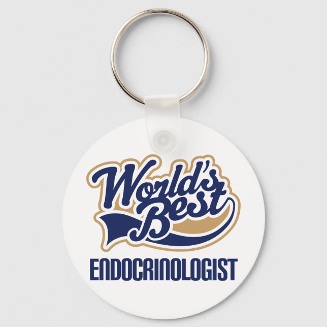 Endocrinologist Gift Key Ring (Front)