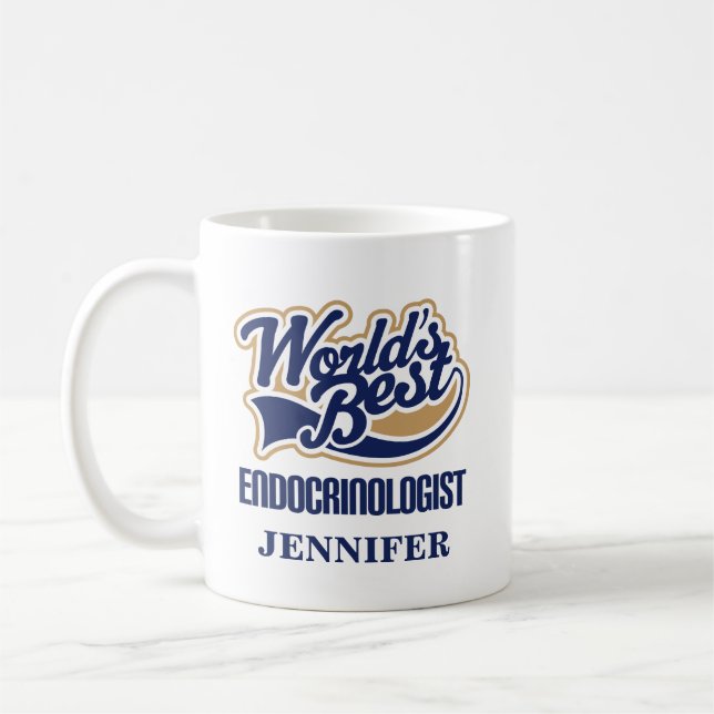 Endocrinologist Personalised Mug Gift (Left)