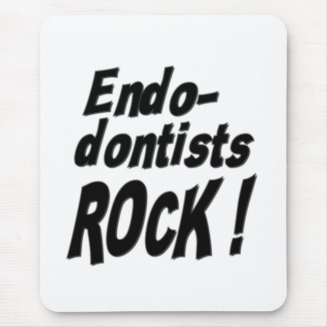 Endodontists Rock! Mousepad (Front)