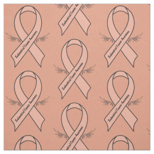 Endometrial Cancer Awareness Fabric