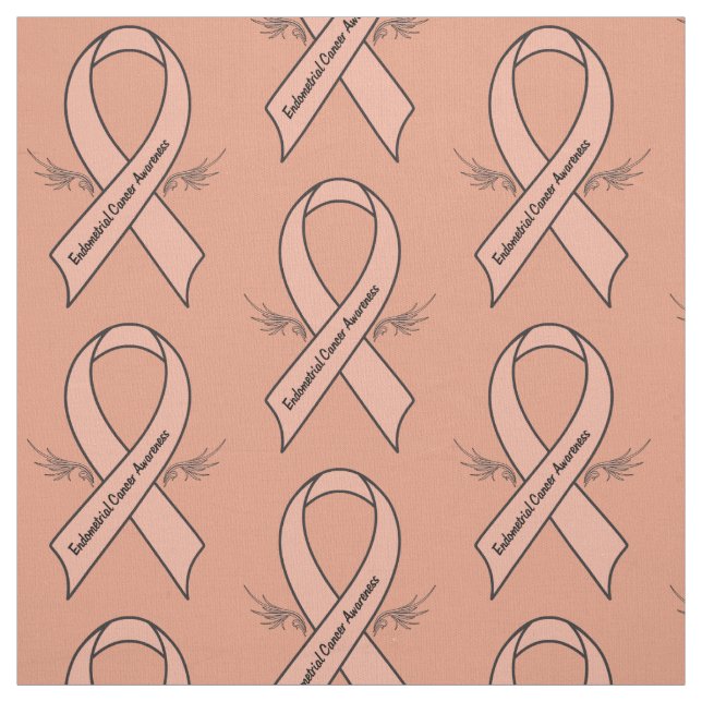 Endometrial Cancer Awareness Fabric (Swatch)