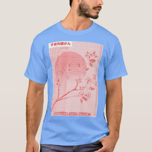 Endometrial Cancer Awareness Sakura Cherry Blossom T-Shirt