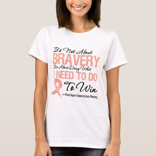 Endometrial Cancer Battle T-Shirt (Front)