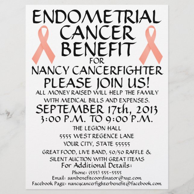 Endometrial Cancer Benefit Flyer (Front)
