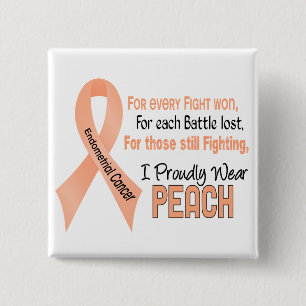 Endometrial Cancer For Every…..I Proudly Wear Peac 15 Cm Square Badge