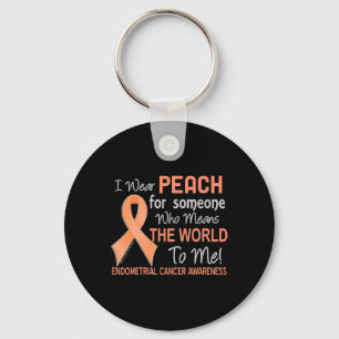 Endometrial Cancer For Someone Who Means World To Key Ring