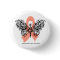Endometrial Cancer Tribal Butterfly Ribbon