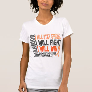 Endometrial Cancer Warrior T-Shirt