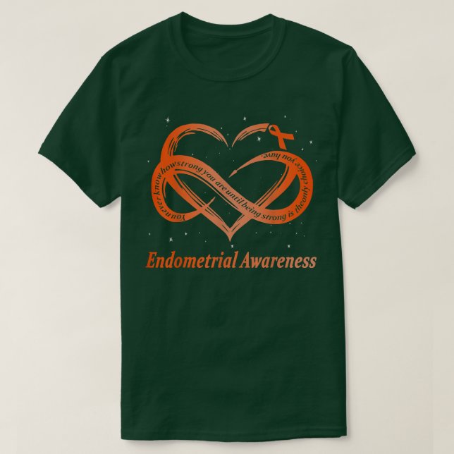 Endometrial Cancer Warrior  T-Shirt (Design Front)