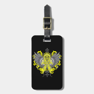 Endometriosis Awareness Cool Wings Luggage Tag