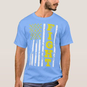 Endometriosis Awareness Fight American Flag 4th Of T-Shirt