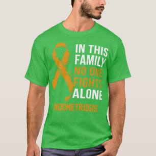Endometriosis Awareness No One Fights Alone Hope F T-Shirt
