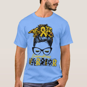 Endometriosis Awareness Warrior Women Glasse Messy T-Shirt