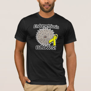 Endometriosis Blows Awareness Design T-Shirt