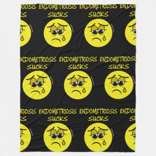 Endometriosis Sucks Fleece Blanket