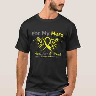 Endometriosis Tribal Ribbon Hero T-Shirt