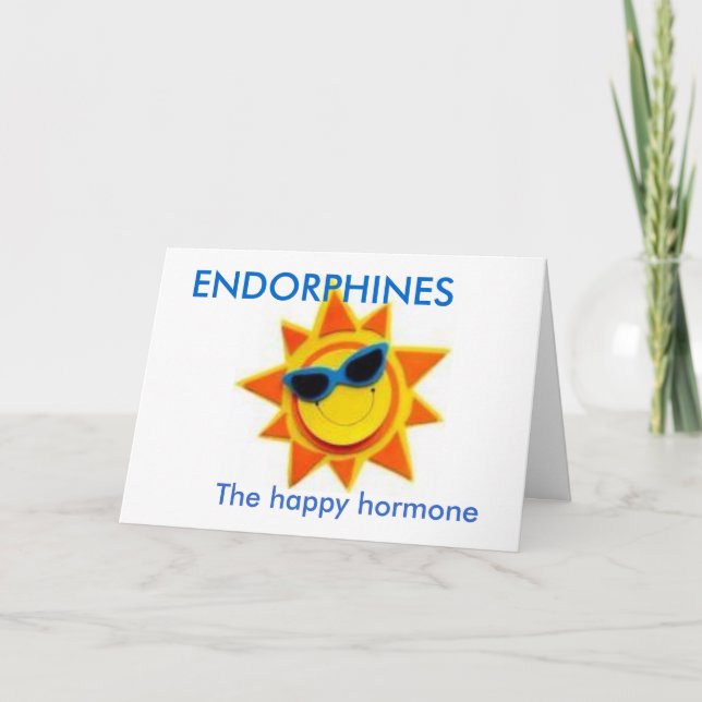 ENDORPHINES, The happy hormone Card (Front)
