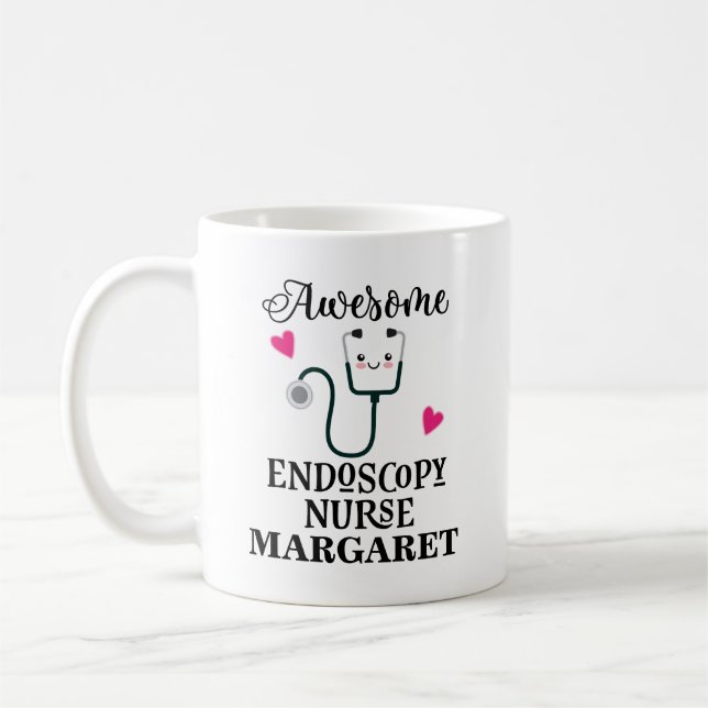 Endoscopy Nurse Appreciation Week Gift Coffee Mug (Left)
