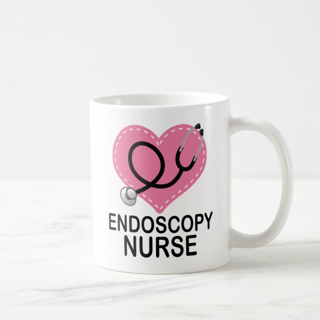 Endoscopy Nurse Cute Career Mug Gift (Right)