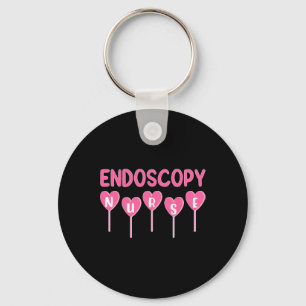 Endoscopy Nurse Hearts Candy Valentine Gastroenter Key Ring
