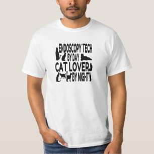 Endoscopy Technician Loves Cats T-Shirt