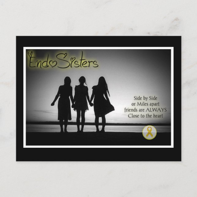 EndoSistersFrienship Postcard (Front)
