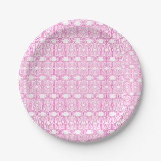 Endpaper Book Pattern Paper Plate