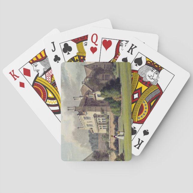 Endsleigh, from Ackermann's 'Repository of Arts', Playing Cards (Back)