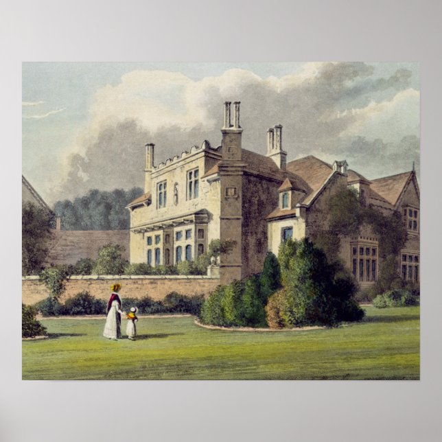 Endsleigh, from Ackermann's 'Repository of Arts', Poster (Front)