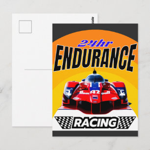 ENDURANCE RACING POSTCARD