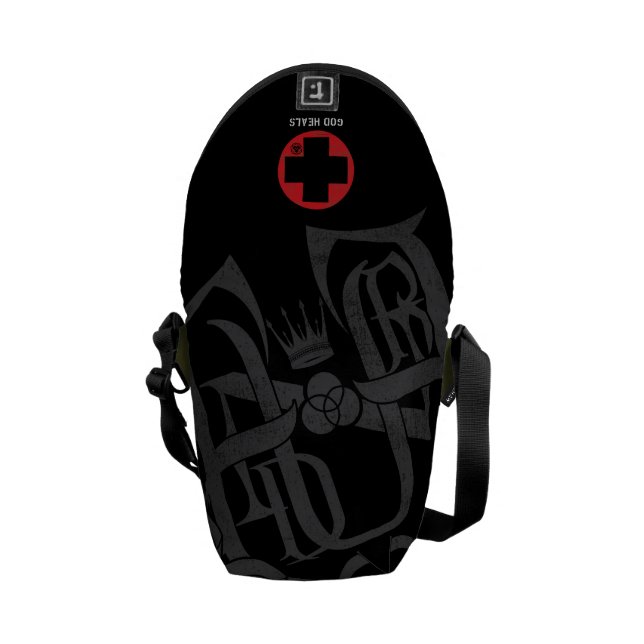 ENDURE / GOD HEALS MESSENGER BAG mini (Back Open)