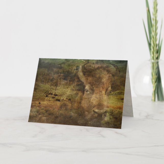 "Enduring Strength" - Folded Greeting Card (Front)