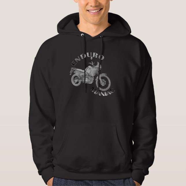 Enduro Maniac - Biker Hoodie (Front)