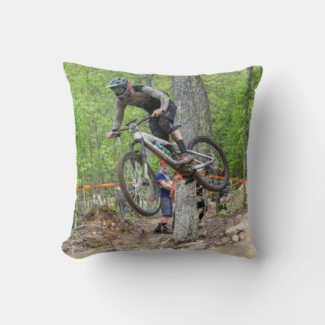 Enduro Mountain Bike Race Cushion (Front)