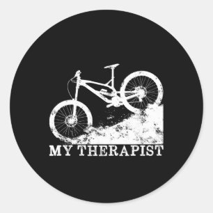 Enduro Mountain Biking - Bike Racing Enduro My The Classic Round Sticker