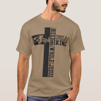 Enduro MTB Mountain Bike Riding Downhill Christian T-Shirt