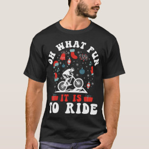Enduro MTB Mountain Bike Riding Downhill Christmas T-Shirt