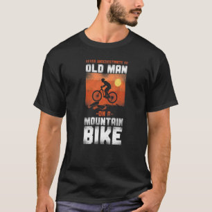 Enduro Mtb Mountain Bike Riding Downhill Dad Fathe T-Shirt