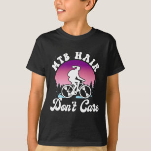Enduro Mtb Mountain Bike Riding Downhill Girl Vint T-Shirt