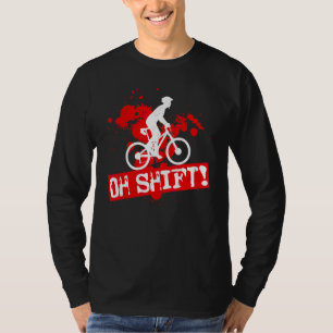 Enduro MTB Mountain Bike Riding Downhill Pun Vinta T-Shirt
