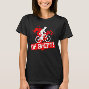 Enduro MTB Mountain Bike Riding Downhill Pun Vinta T-Shirt