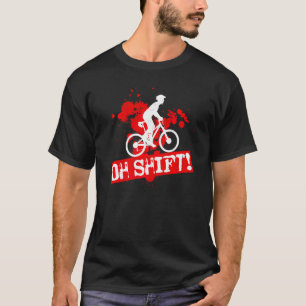 Enduro MTB Mountain Bike Riding Downhill Pun Vinta T-Shirt