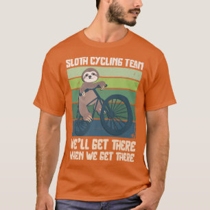 Enduro MTB Mountain Bike Riding Downhill Sloth Vin T-Shirt