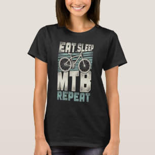 Enduro Mtb Mountain Bike Riding Downhill Vintage E T-Shirt