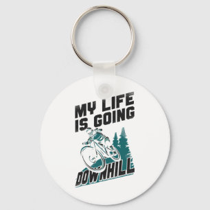Enduro Mtb Mountain Bike Riding Downhill Vintage M Key Ring