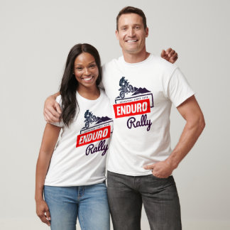 Enduro Rally Motorcycle T-Shirt Adventure