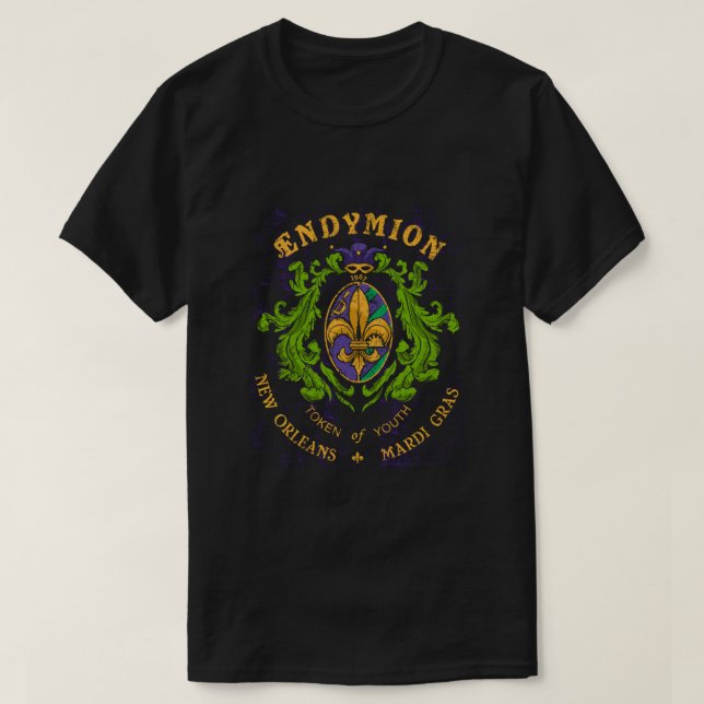 Endymion Krewe  Mardi Gras Costume for Men  Women  T-Shirt (Design Front)